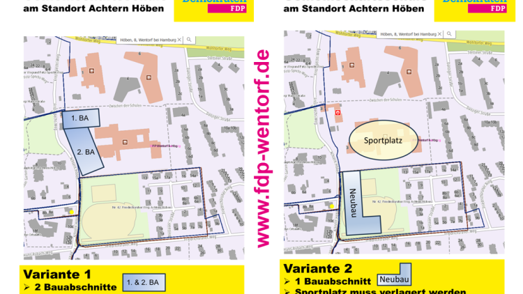 2 mögliche Neubauten